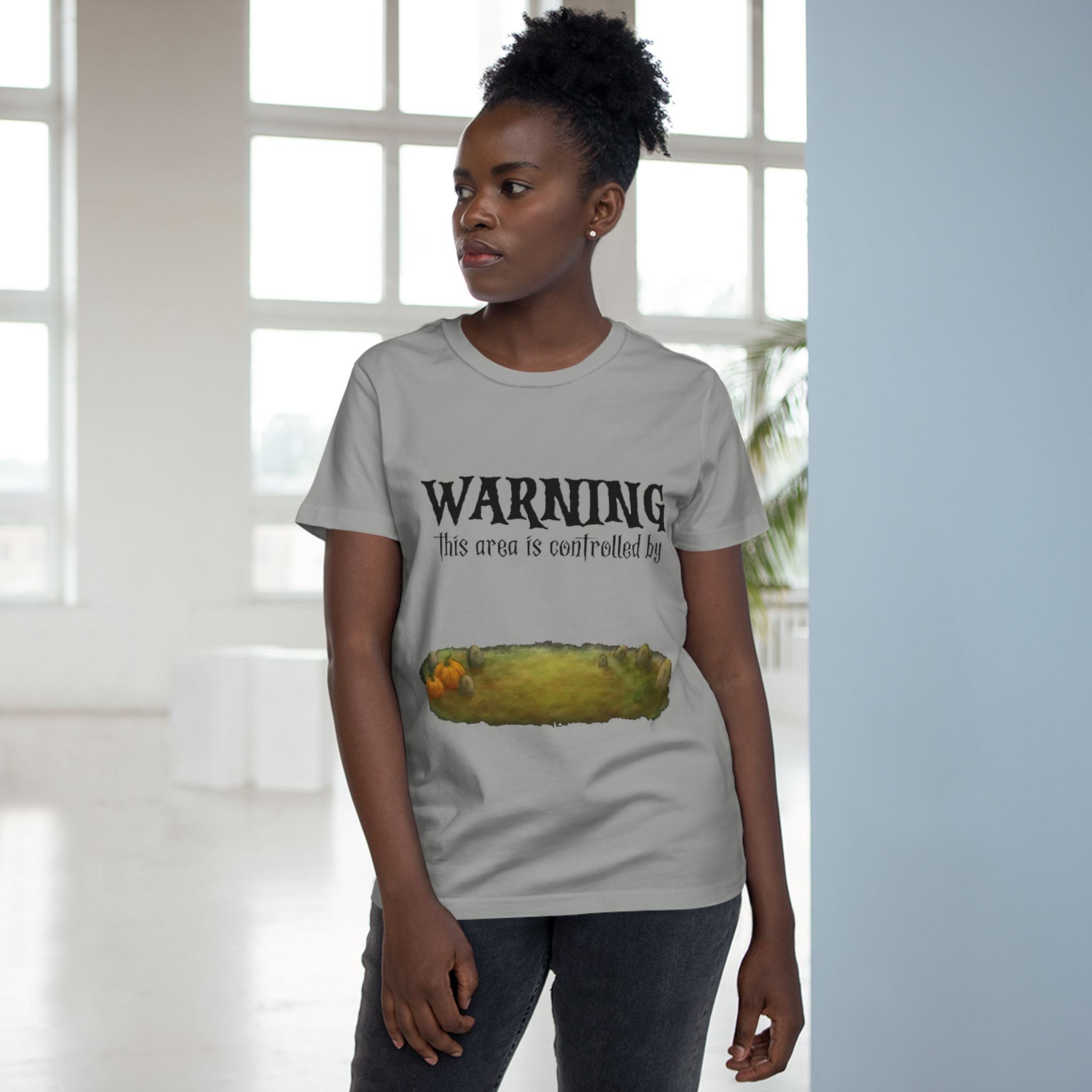 Warning this area is Controlled by |  Women Maple Tee Two